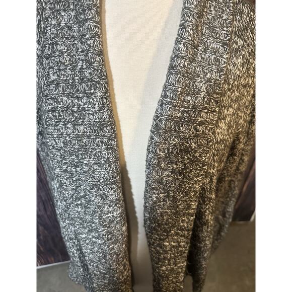 Croft & Barrow Women's Grey Open Cardigan sweater Long Sleeve Size XL - Picture 5 of 8